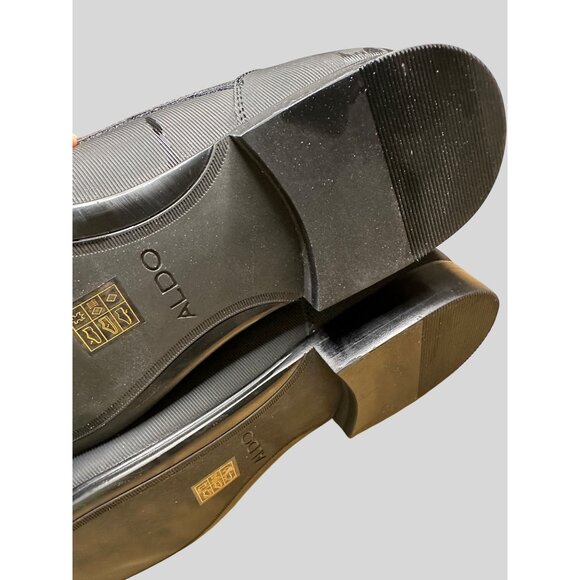 ALDO Men' s Synthetic Dress Shoes Lace-Up Formal Oxfords Size 13 Black - Picture 16 of 16